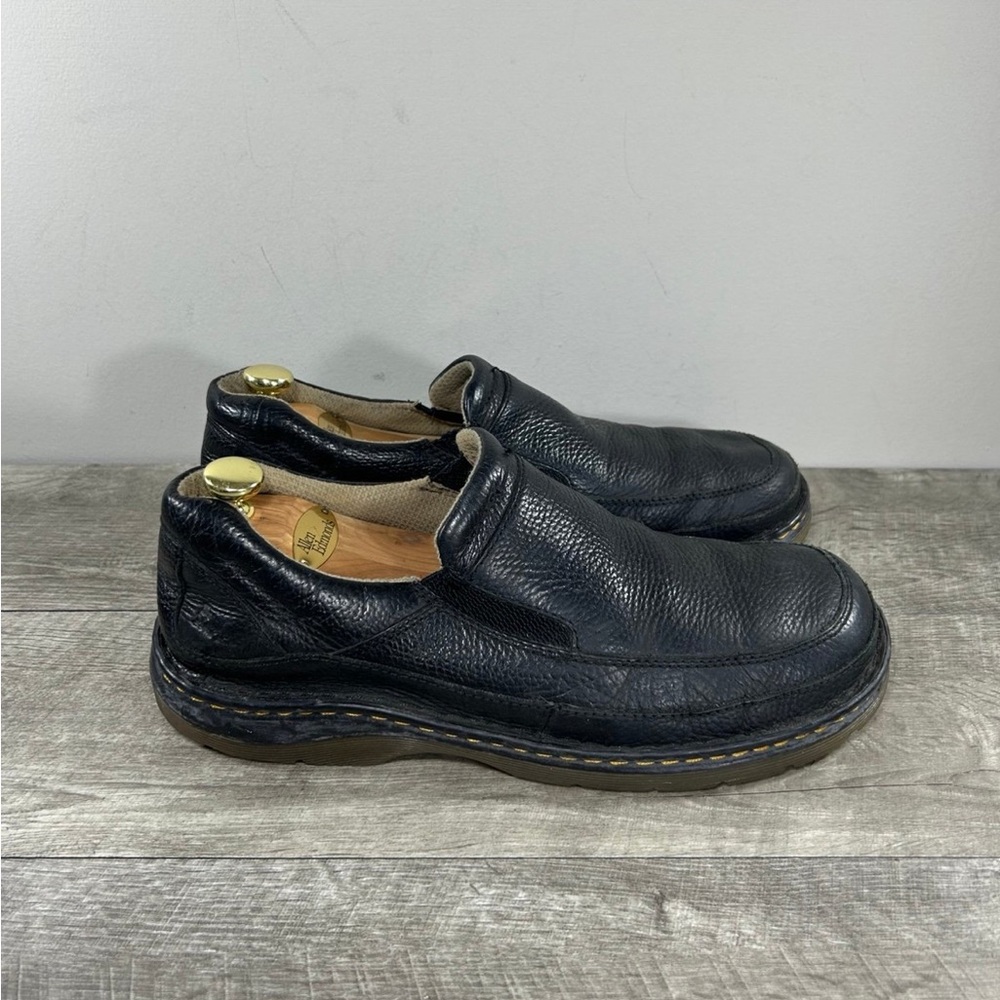 Dr Doc Martens Orson 11198 DMs Black Leather Mens Slip Up Shoes Loafers Size 12 - Picture 2 of 9